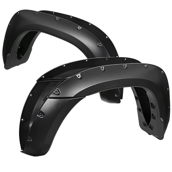 Spec-D Tuning 05-11 Toyota Tacoma Fender Flares-6 Ft Bed-Pocket Style-Smooth FDF-TAC05A-PK-MP - main